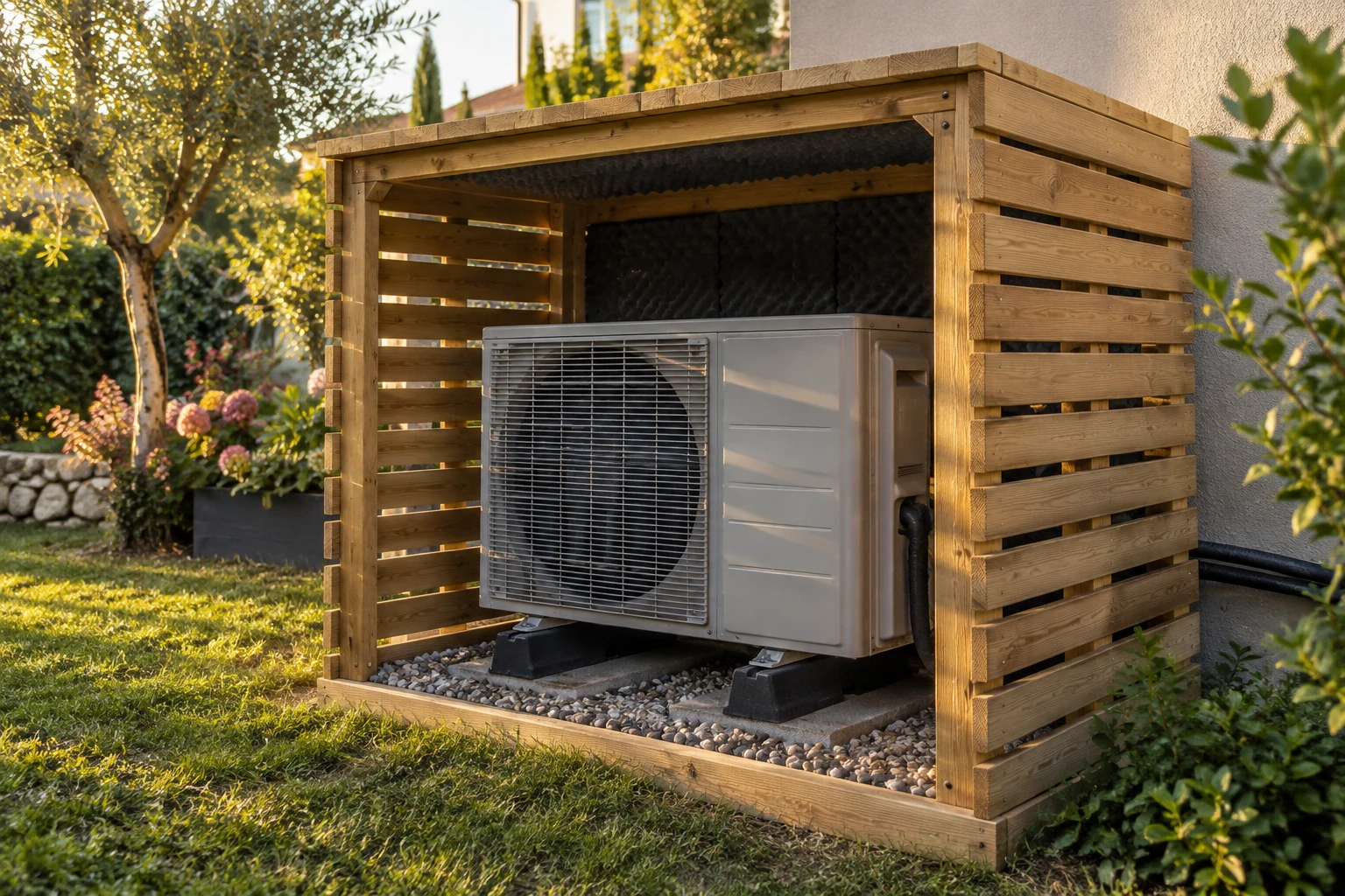 Fabriquer un caisson anti-bruit pour pompe à chaleur