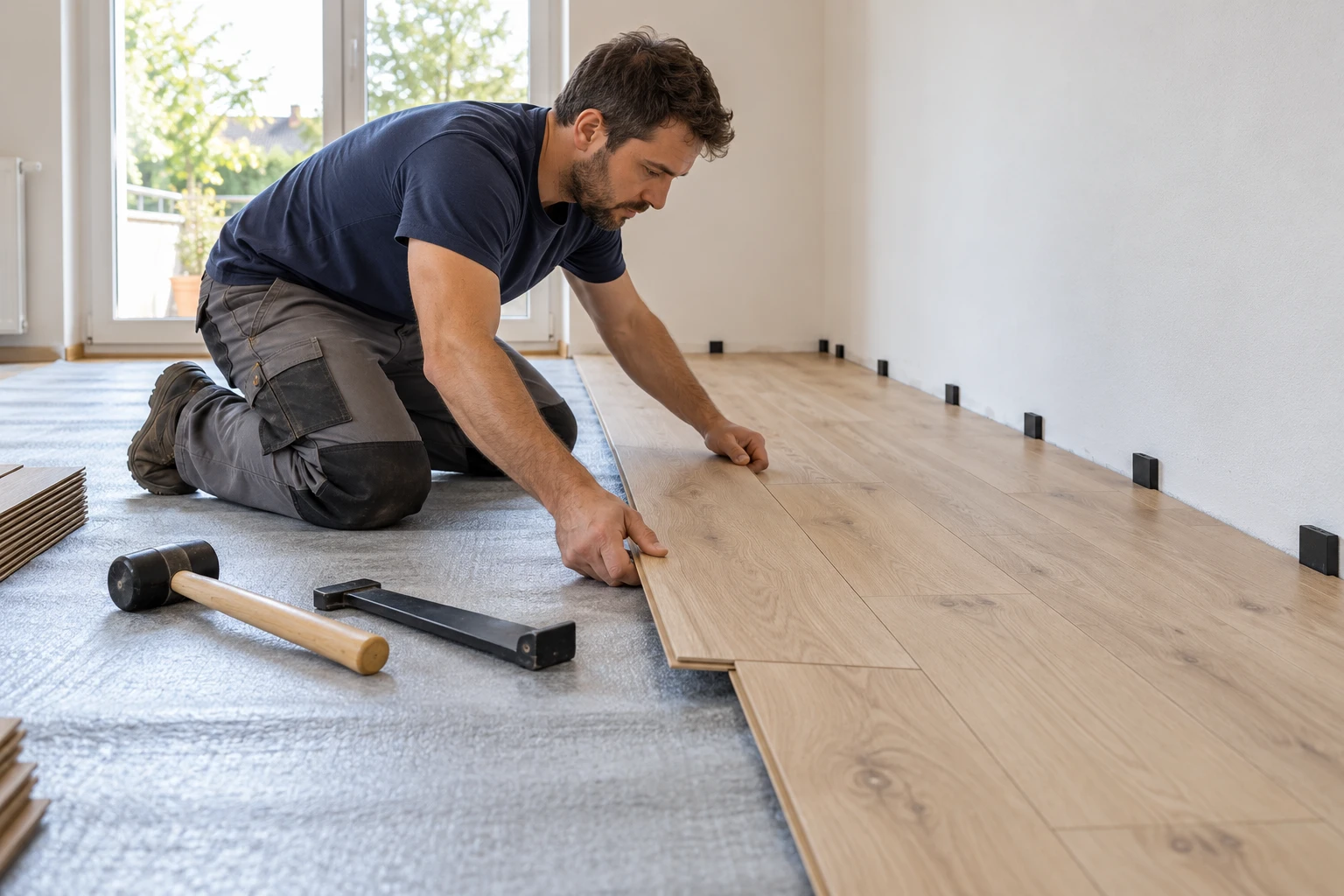 Parquet stratifié : comment poser un sol flottant soi-même